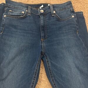 rag & bone Women's Dark Blue Skinny Jeans